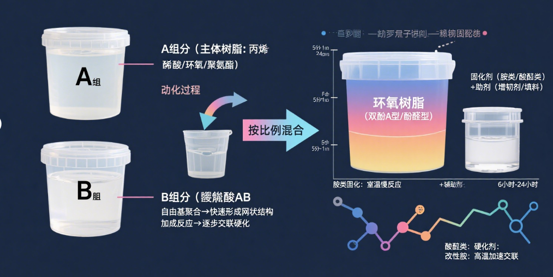 AB 胶与环氧胶大揭秘:特性、成分、固化与应用全解析(图1) image.png